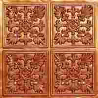 Clean Copper Ceiling Tile