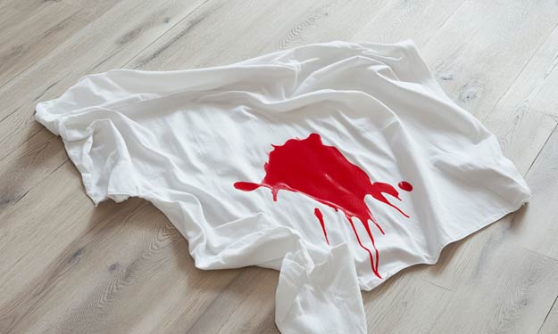 Red Stain on White Shirt and How to Remove Blood Stains.