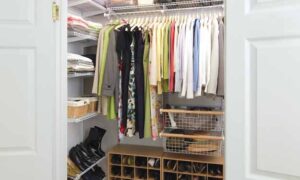 A Clean and Organized Closet.