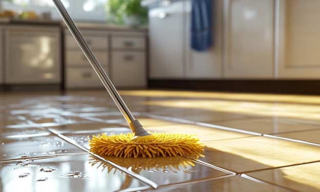 How to Clean and Wax Tile Floors