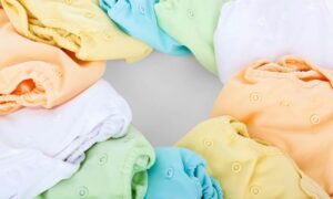 Baby Outfits in Various Colors.