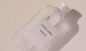 Bottle of Natural Cleaning Product.