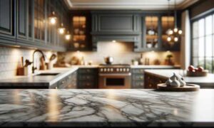 Marble countertop and how to keep it clean.