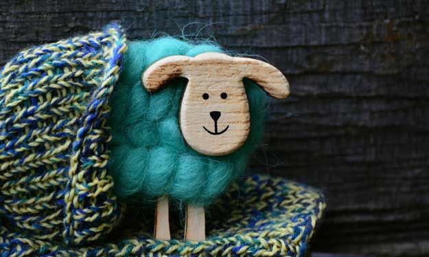 Cute Homemade Wool Sheep and How to Clean Wool Rugs.