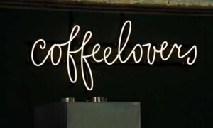 Coffee Lovers Neon Sign.