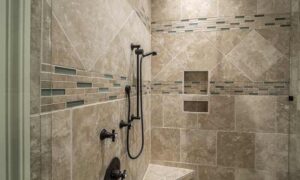 Clean Tile and Grout in the Shower.