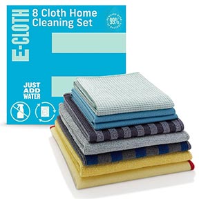 E-Cloth Home Cleaning Set with Microfiber Cleaning Cloths