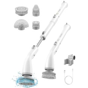 Electric Spin Scrubber HS1, Cordless Shower Scrubber for Cleaning