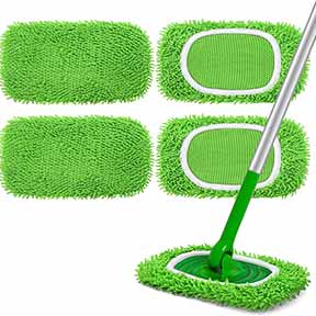 Reusable Microfiber Mop Pads Compatible with Swiffer Sweeper