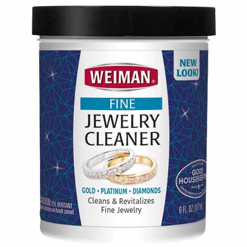 Weiman Fine Jewelry Cleaner Liquid with Cleaning Brush