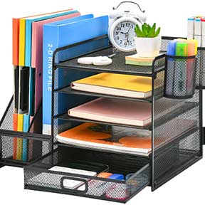 Desk Organizer with File Holder