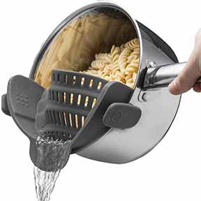 Silicone Strainer Clip-On for Pots and Pans