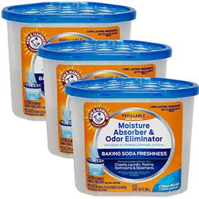 Arm & Hammer Fragrance Free Refillable Moisture Absorber and Odor Eliminator