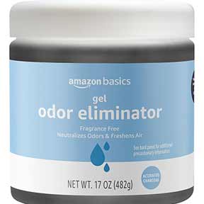 Amazon Basics Gel Odor Eliminator, Activated Charcoal