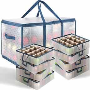 Large Christmas Ornament Storage Box