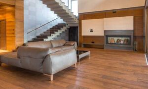 Beautiful Living Room with Hardwood Floors. How to Clean and What Tools to Use